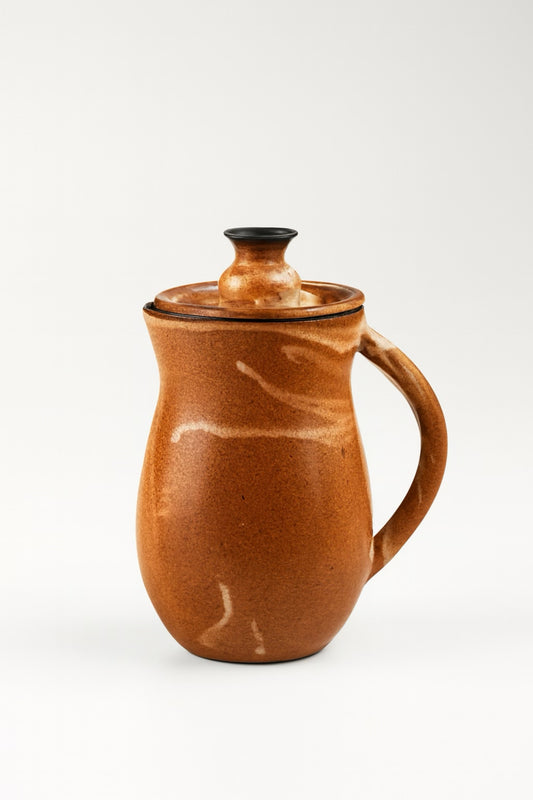 Terracotta Pitcher with Lid